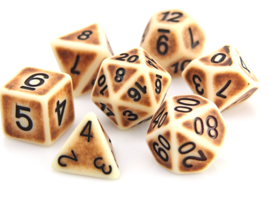 Die Hard Dice Polymer RPG Polyhedral Set: 6 styles to choose from