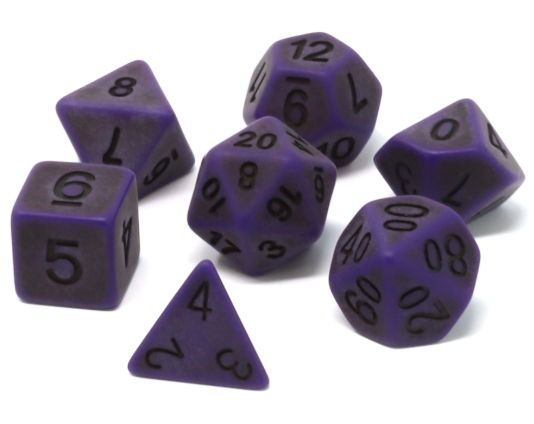 Die Hard Dice Polymer RPG Polyhedral Set: 6 styles to choose from