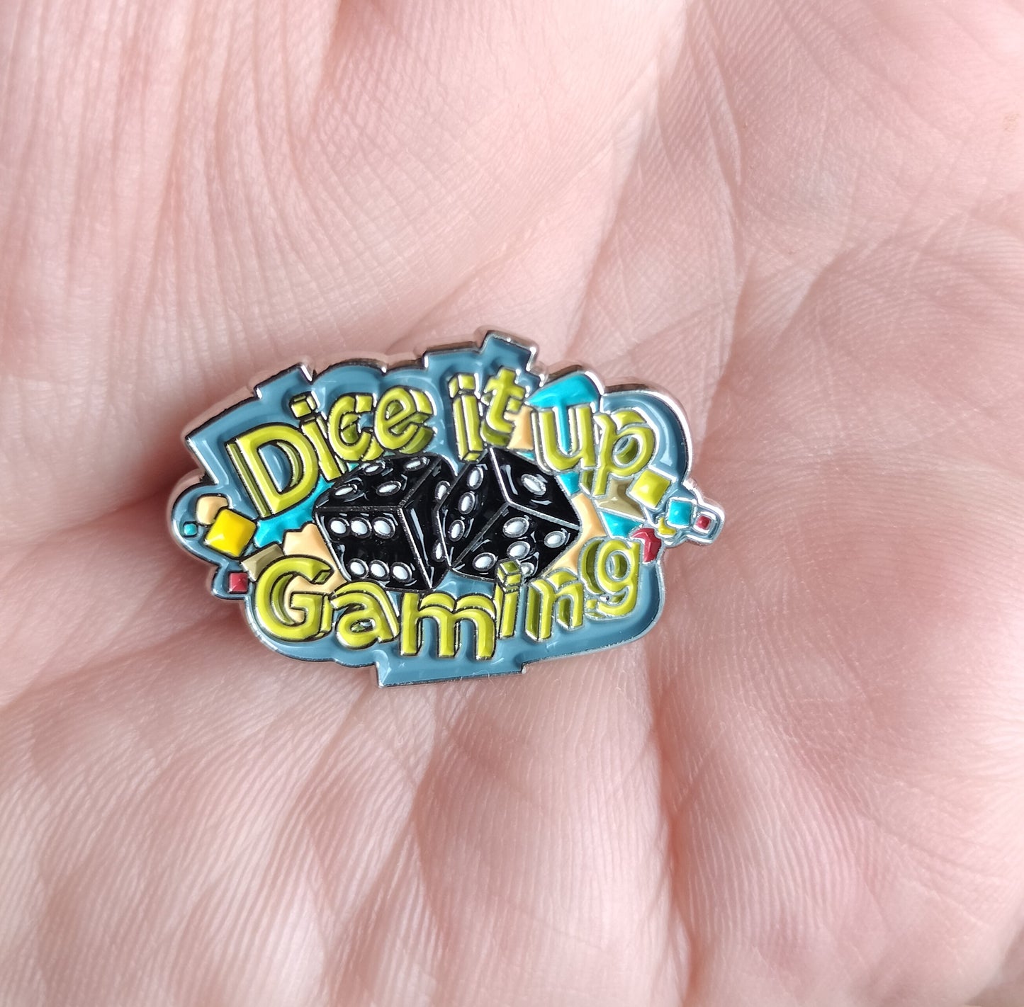 Dice It Up Gaming Enamel Pin