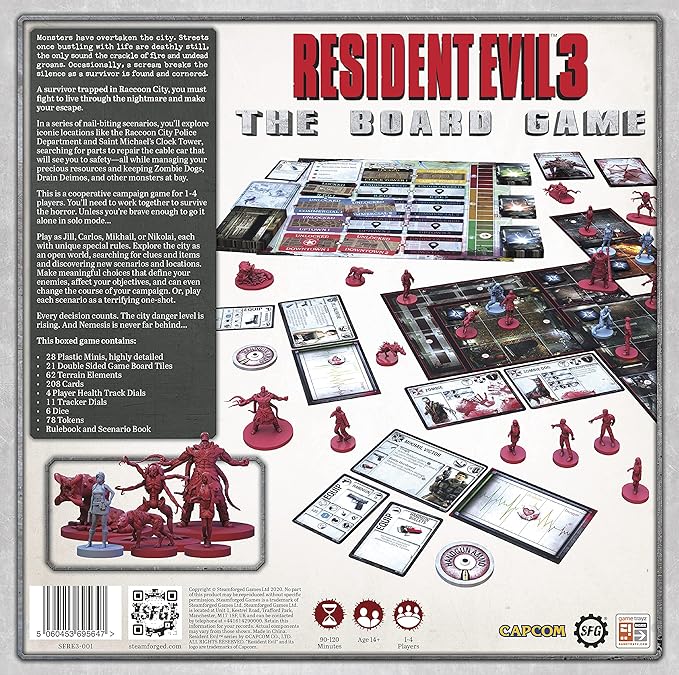 Resident Evil 3 the board game